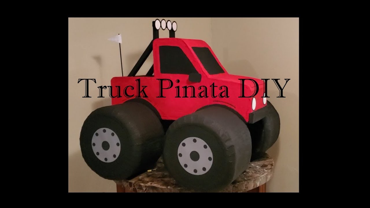 Giant Truck Pinata DIY - How to make a Truck Pinata - Mud Truck - Truck - Piñata - Truck Party
