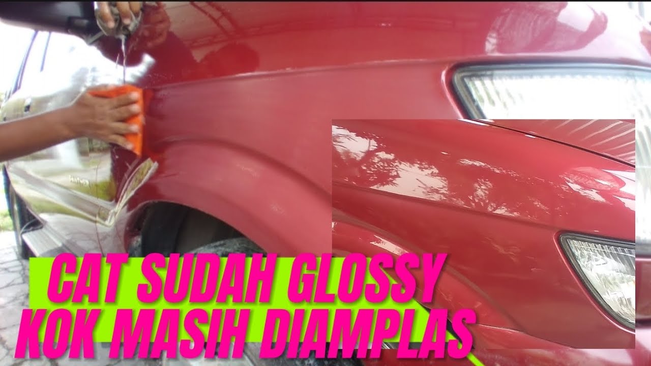 CARA POLES CAT BARU  SETELAH DI REPAINT ‼️ MOBIL PHANTER LS