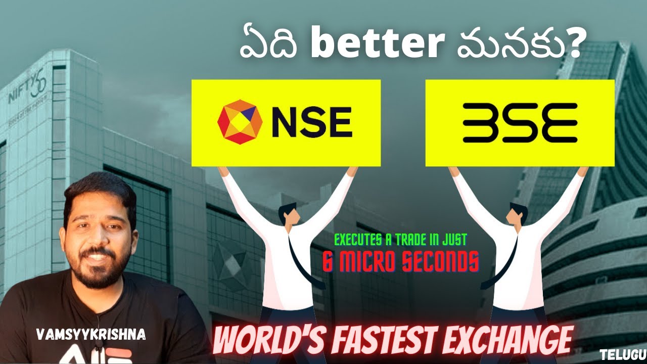 BSE vs NSE - Which Stock Exchange is Better for Beginners? | Telugu | Healthywealth