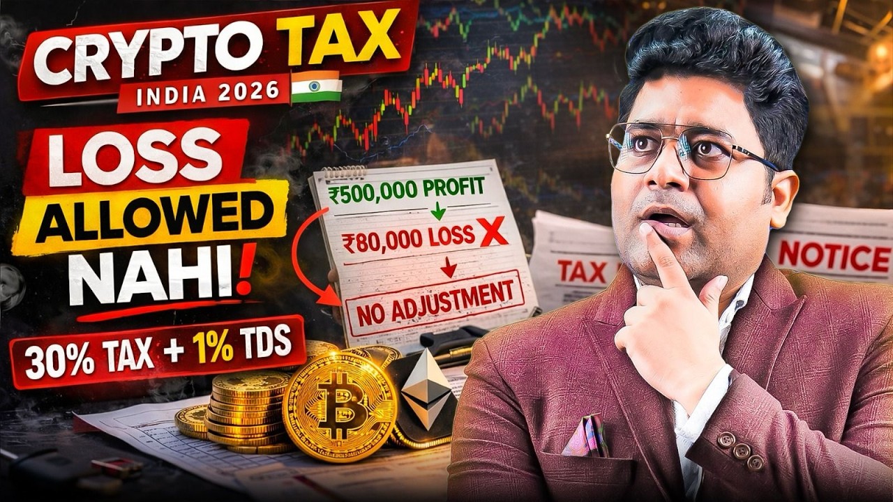 Crypto Trading में कौन से Tax लगते हैं? New Crypto Tax Rules 2026!