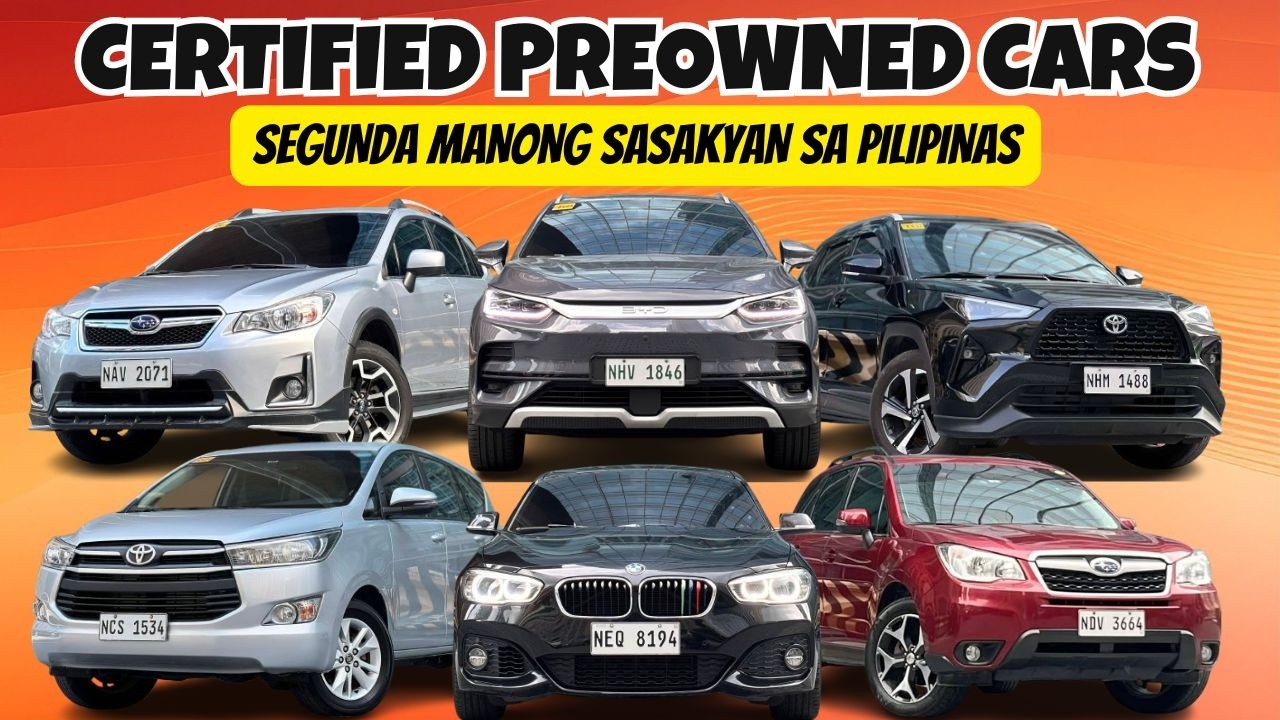 Certified Preowned Cars For Sale | Segunda Manong Sasakyan sa Pilipinas