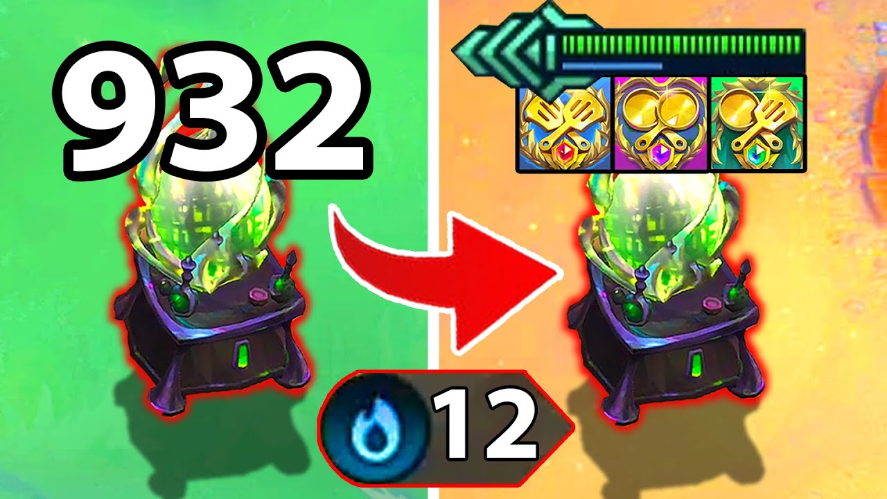 932 Stacks - 12 Lose Streak Cypher = x3 Tactician's Crown !??