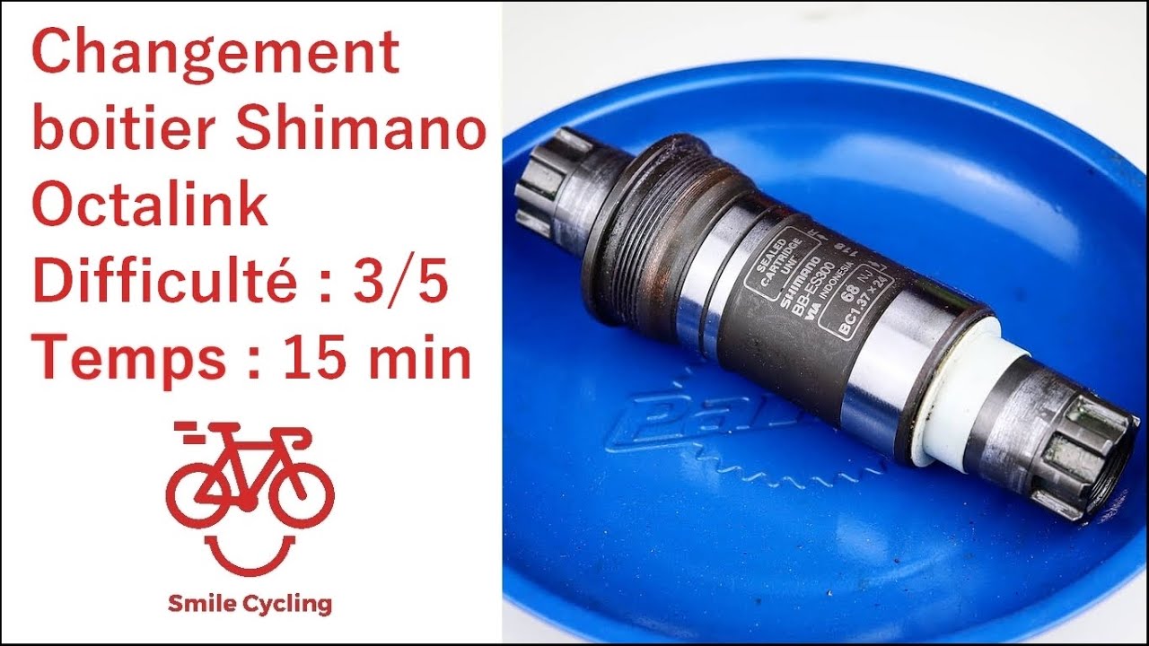 Changement boitier de pédalier Shimano Octalink