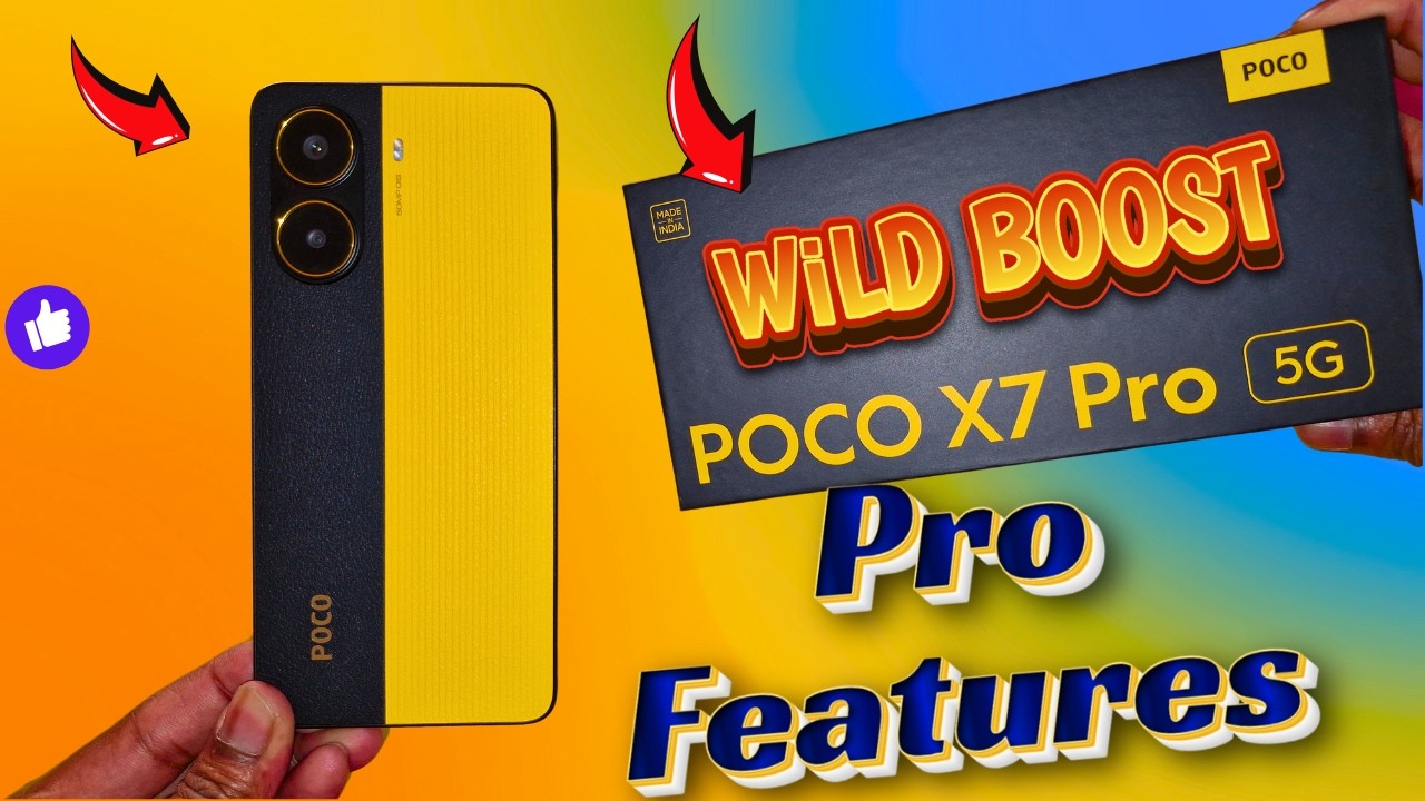 Pro Level Features WILD BOOST in Poco X7 Pro Top Performance Settings  for High FPS !