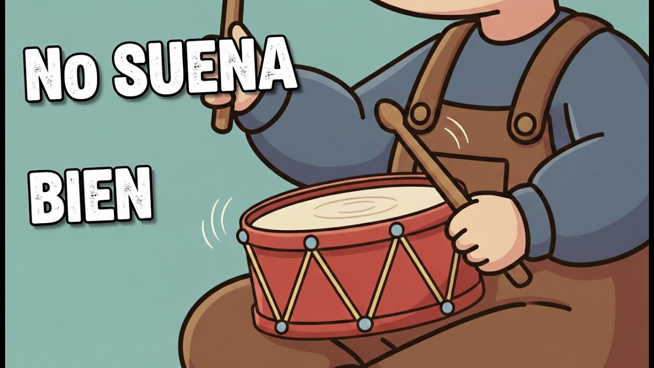 El pequeño tambor que no sonaba bien | Cuento infantil sobre practicar y mejorar