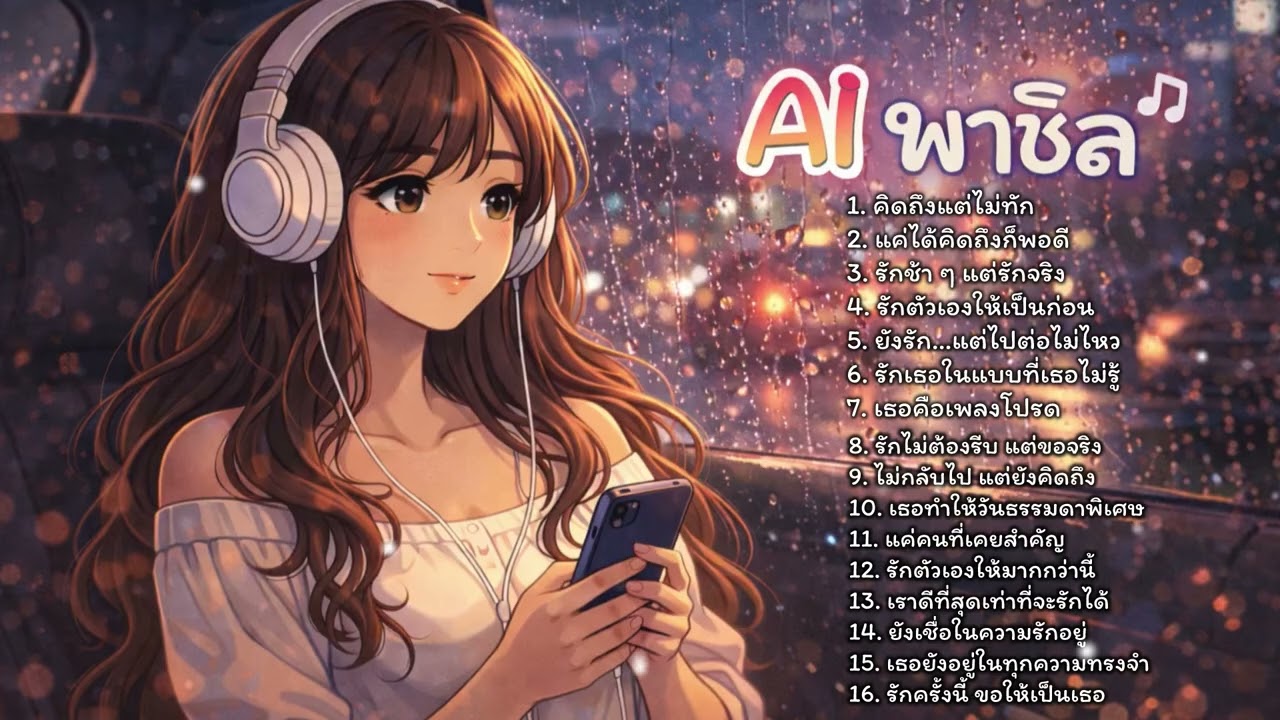 AI พาชิล ชุดที่ 3 เพลงสตริงรวม เพราะ ๆ ฟังเพลิน | เปิดฟังยาว ๆ ระหว่างทำงาน พักผ่อน ขับรถ |