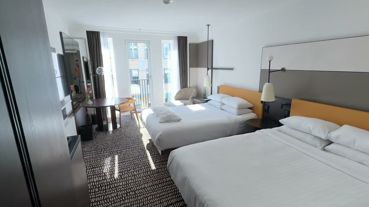 Berlin Marriott Hotel Room 818 Review (Deluxe Double Queen)