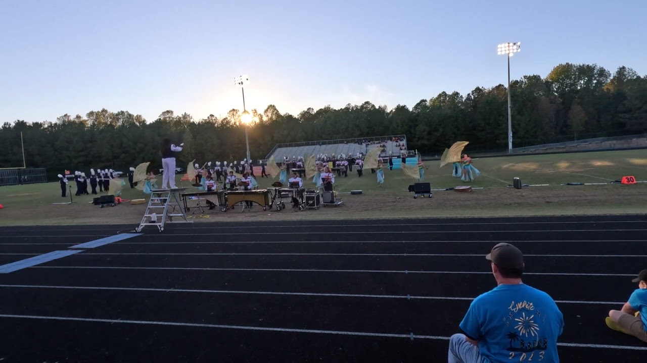 Carson  Marching Cougars at the 2023 Brick Capital Classic in Lee County, NC