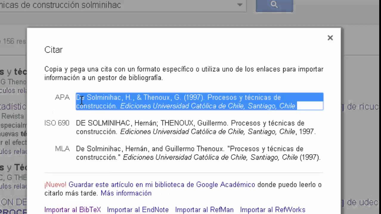 Tutorial Referencias o bibliografía con Latex