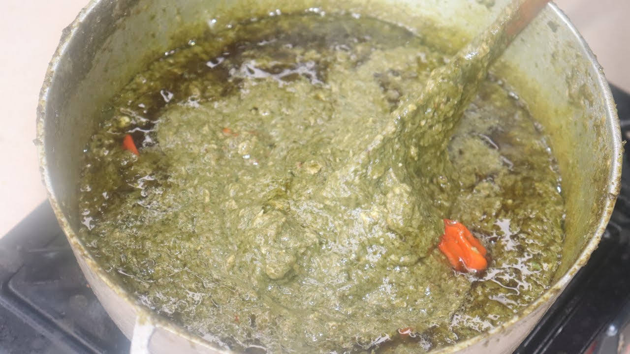 Cassava leaves stew recipe