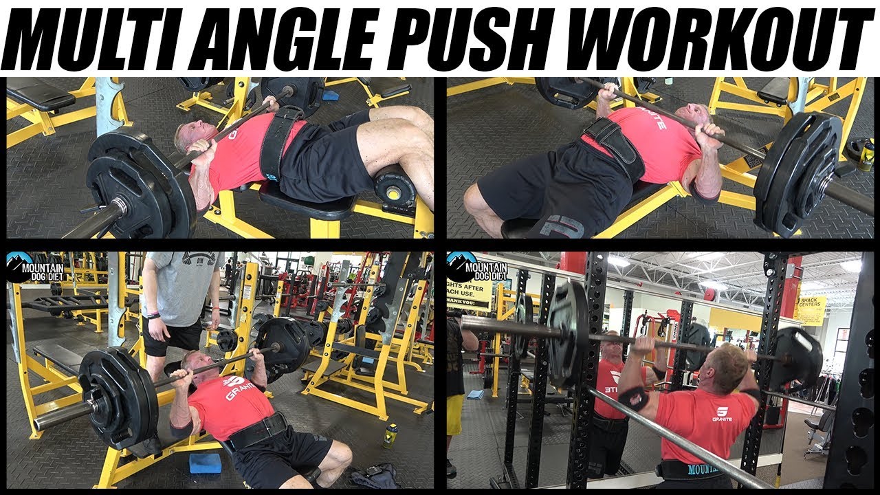 Multi Angle Push Workout | With Progressive Overload