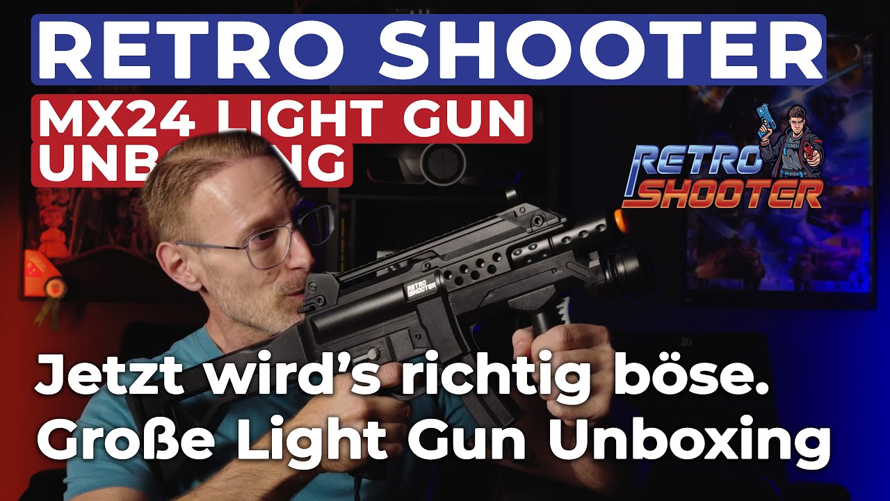 Retro Shooter MX24 Light Gun Unboxing | Next Level Light Gun