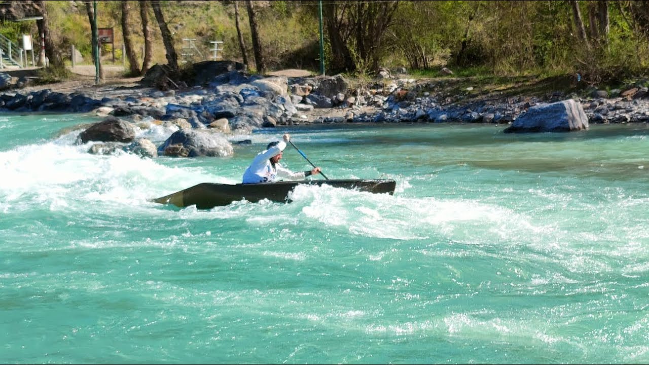 La durance 🇫🇷 en Canoe C1 descente 95/m/s2