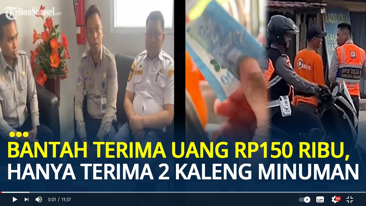 Oknum BPTD Sumsel Bantah Terima Rp150 Ribu, Klaim Ada Bukti, Ngaku hanya Terima 2 Kaleng Minuman