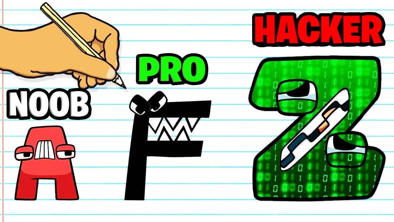 DESSINER et COLORIER LES ALPHABET LORE ! (De A à Z + SECRET)