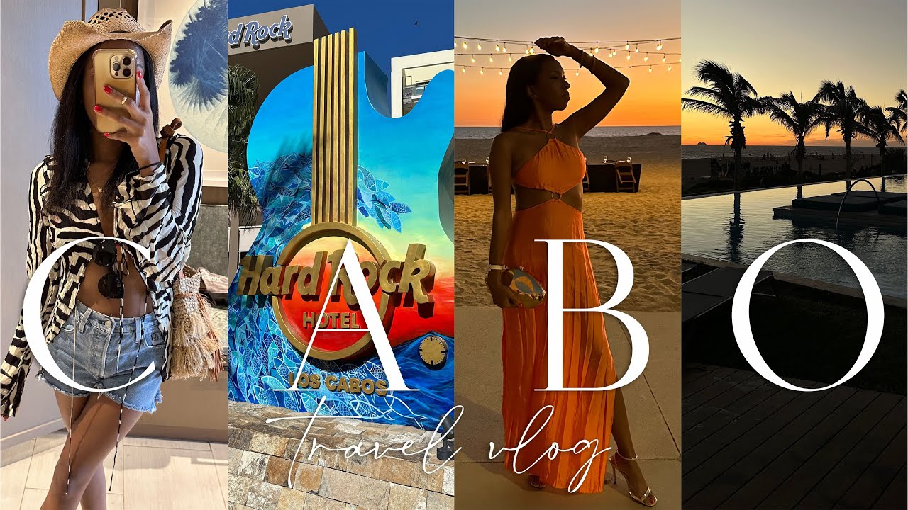 ♡ CABO, MEXICO 🇲🇽 VLOG ♡ Hard Rock Hotel Los Cabos Luxury Party All Inclusive Resort | Olivia V.