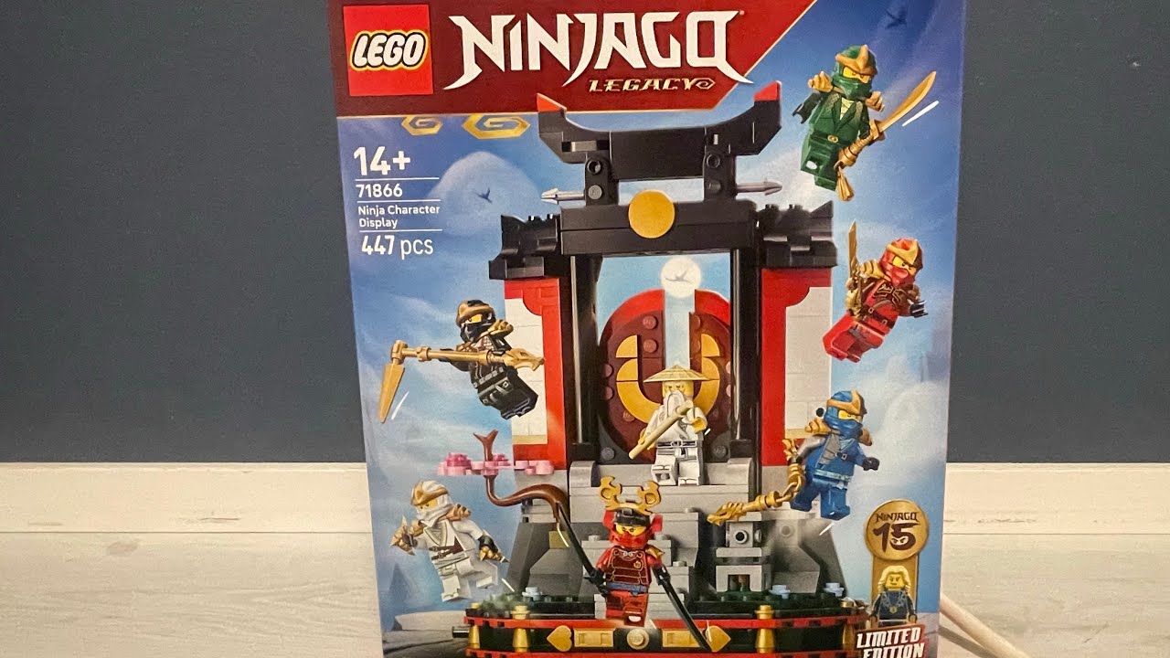 Stop animation of the Lego ninjago legacy ninja display