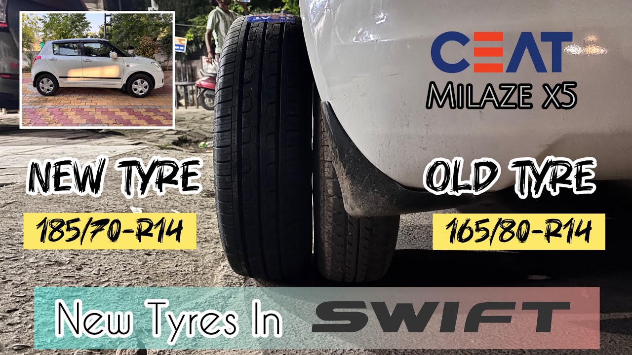 New Tyres In Swift 2010 185/70-R14 Tyre Size | THE S ZONE