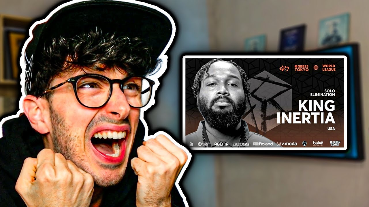 BLACKROLL REACTS to KING INERTIA 🇺🇸 - GBB 25 Solo Elimination