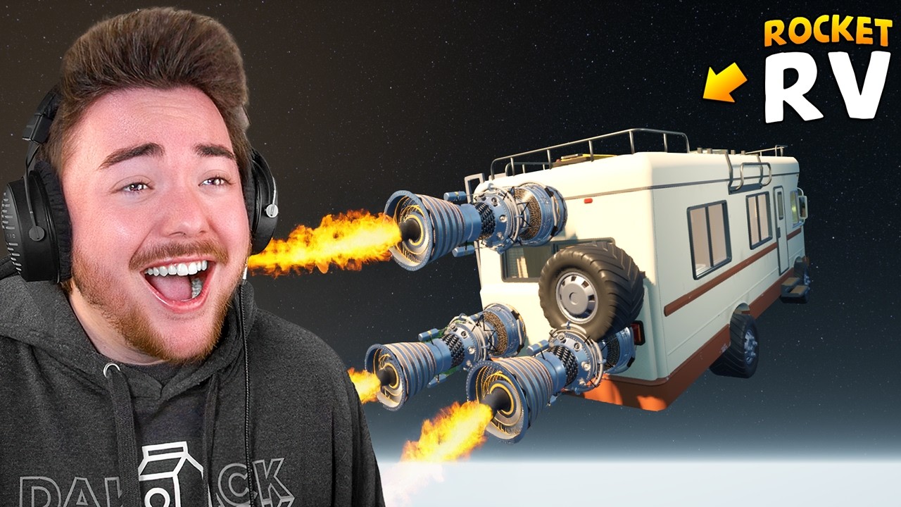 WE MADE IT TO SPACE USING MODS&hellip; (Rocket Mod) | RV There Yet Gameplay (Mods)