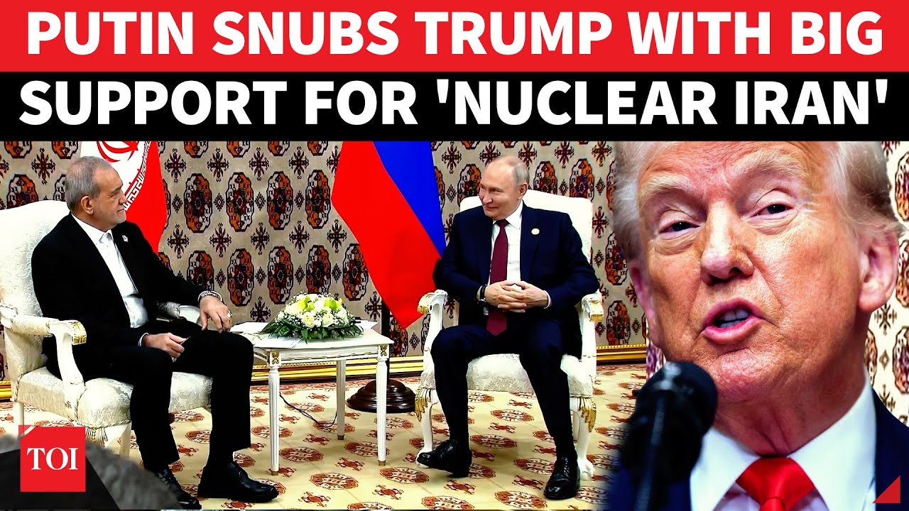 'Everybody Is Afraid Of Iran': Putin STUNS Trump With OPEN SUPPORT For Tehran Nuclear Program