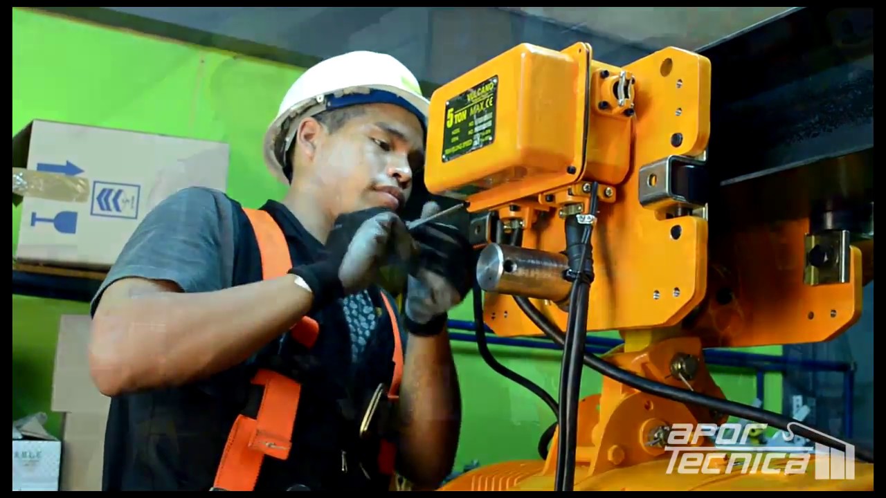 Tecles - Instalacion de Tecle Electrico Vulcano - Aportecnica