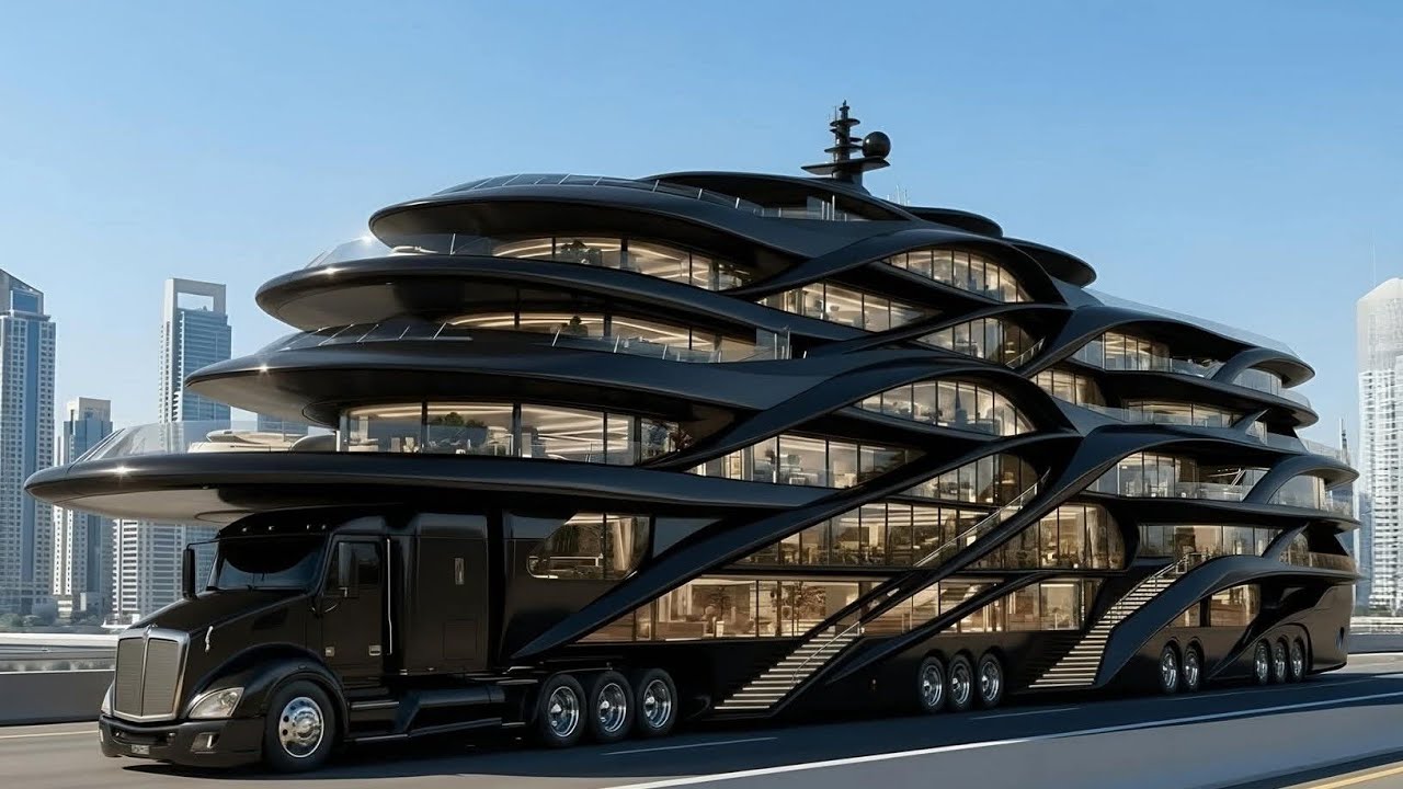 El Palacio Futurista Sobre Ruedas: La Mansión Móvil Más Lujosa del Mundo