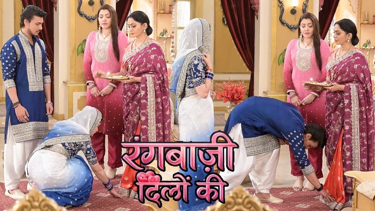 Rangbaazi Dilon Ki |Ranbir और Shivangi ने छुए Pushpa के Pair और लिया Aashirwad |On Location