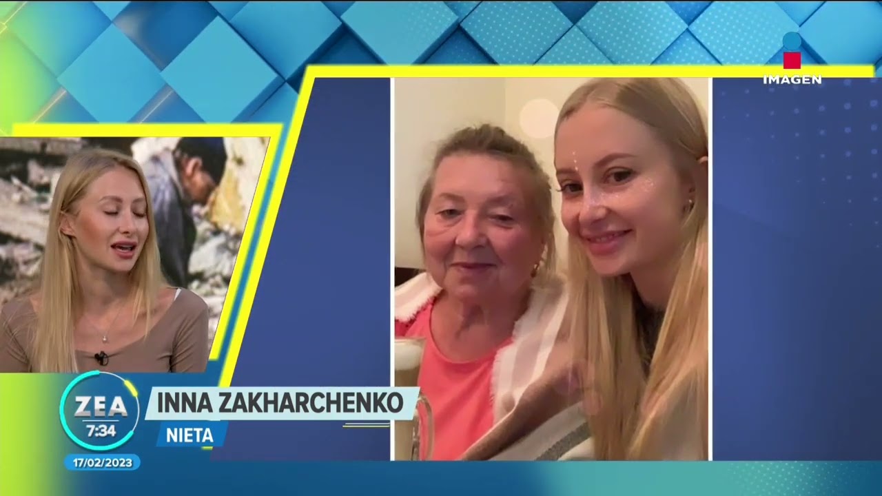 Mujer ucraniana logró rescatar de la guerra a su abuela | Noticias con Francisco Zea