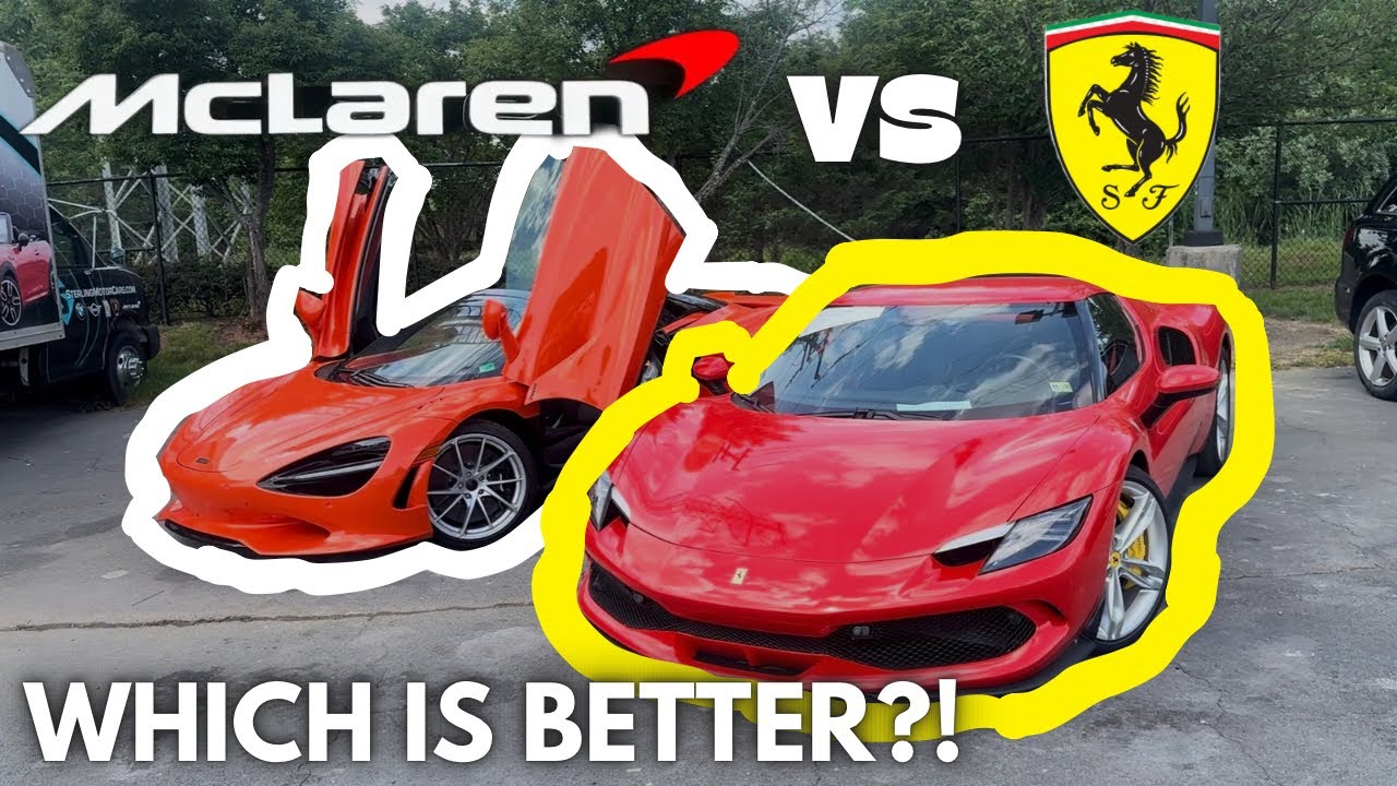 WHO MAKES THE BETTER SUPERCAR?! McLaren 750s VS Ferrari 296 GTB REVIEW BATTLE🔥