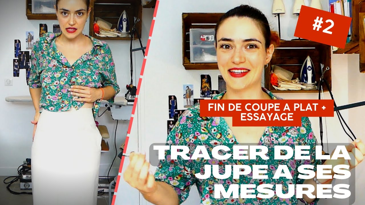 Tracer sa jupe sur mesures (suite)