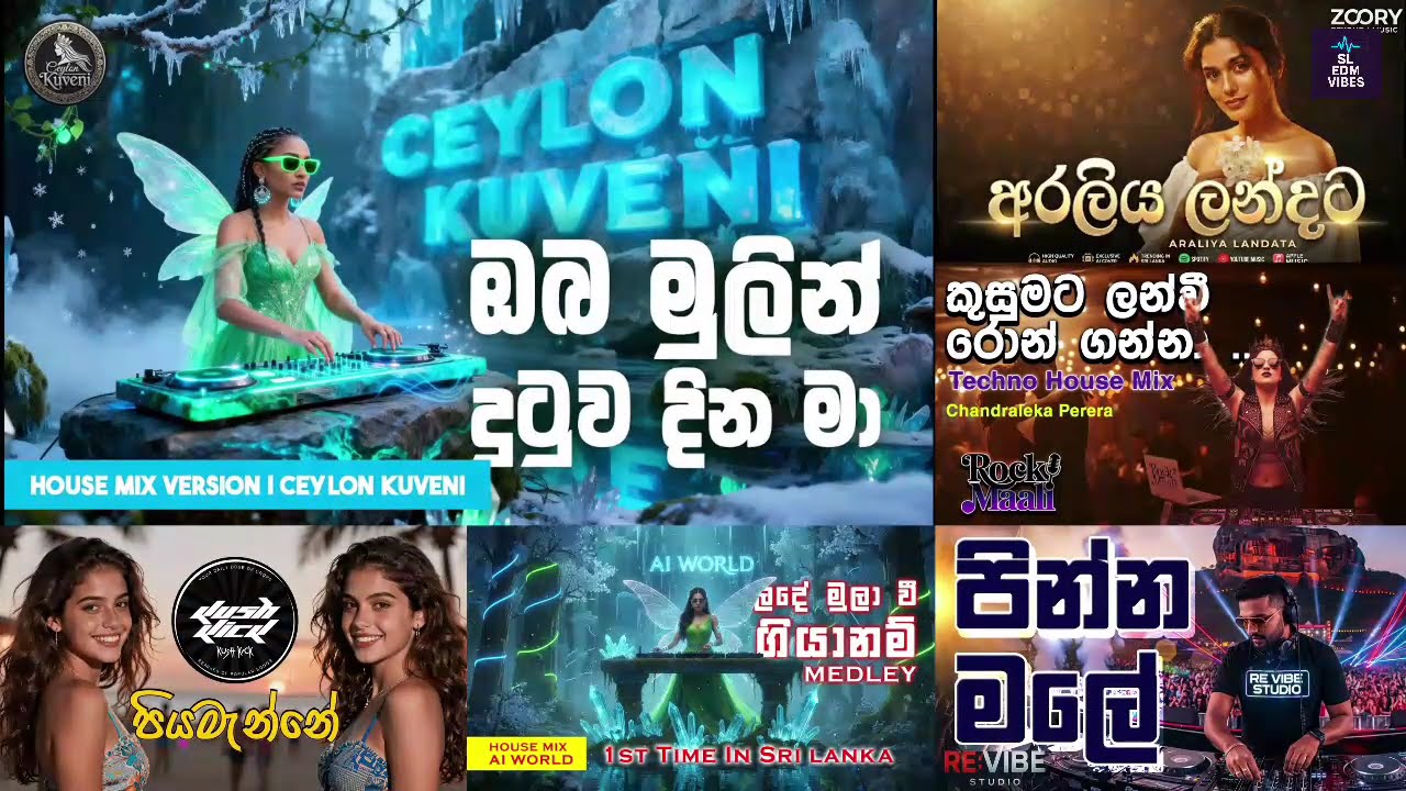 නිදහසේ අහන්න සුපිරිම EDM සින්දු එකතුවක් | EDM Song Collection 