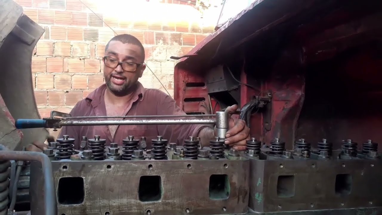 colocando os cabeçote no lugar do Scania 112