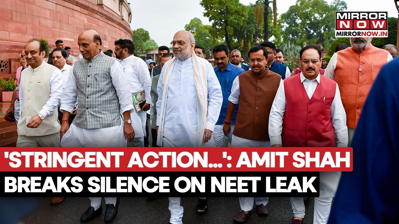 Amit Shah Breaks Silence On NEET Paper Leak, Backs PM Modi's Stance Says, 'Stringent Action...'