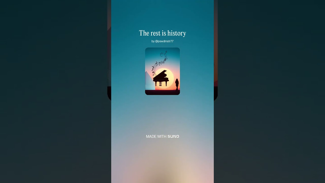 The rest is history