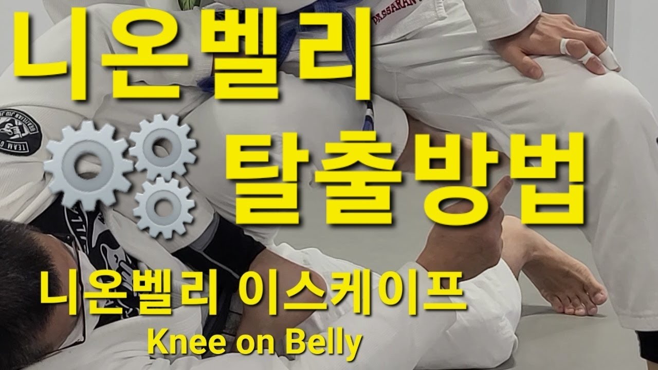 니온벨리 이스케이프 Knee On Belly Escape (기술도움 : 김민우) #니온벨리 #이스케이프 #KneeOnBelly #Escape