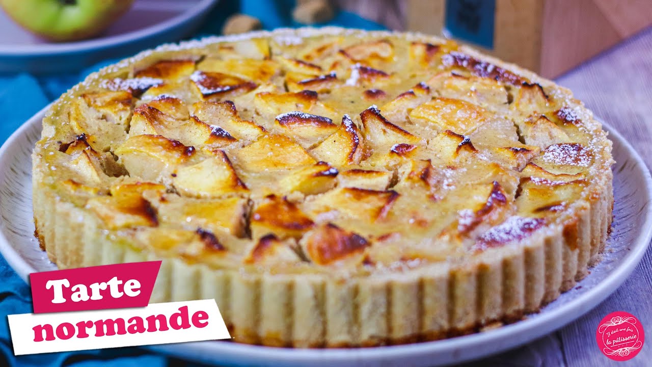 🍏 TARTE NORMANDE AUX POMMES - RECETTE FACILE 🍏