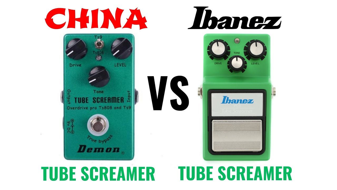 Demon Tube screamer VS Ibanez TS9 Tube Screamer !