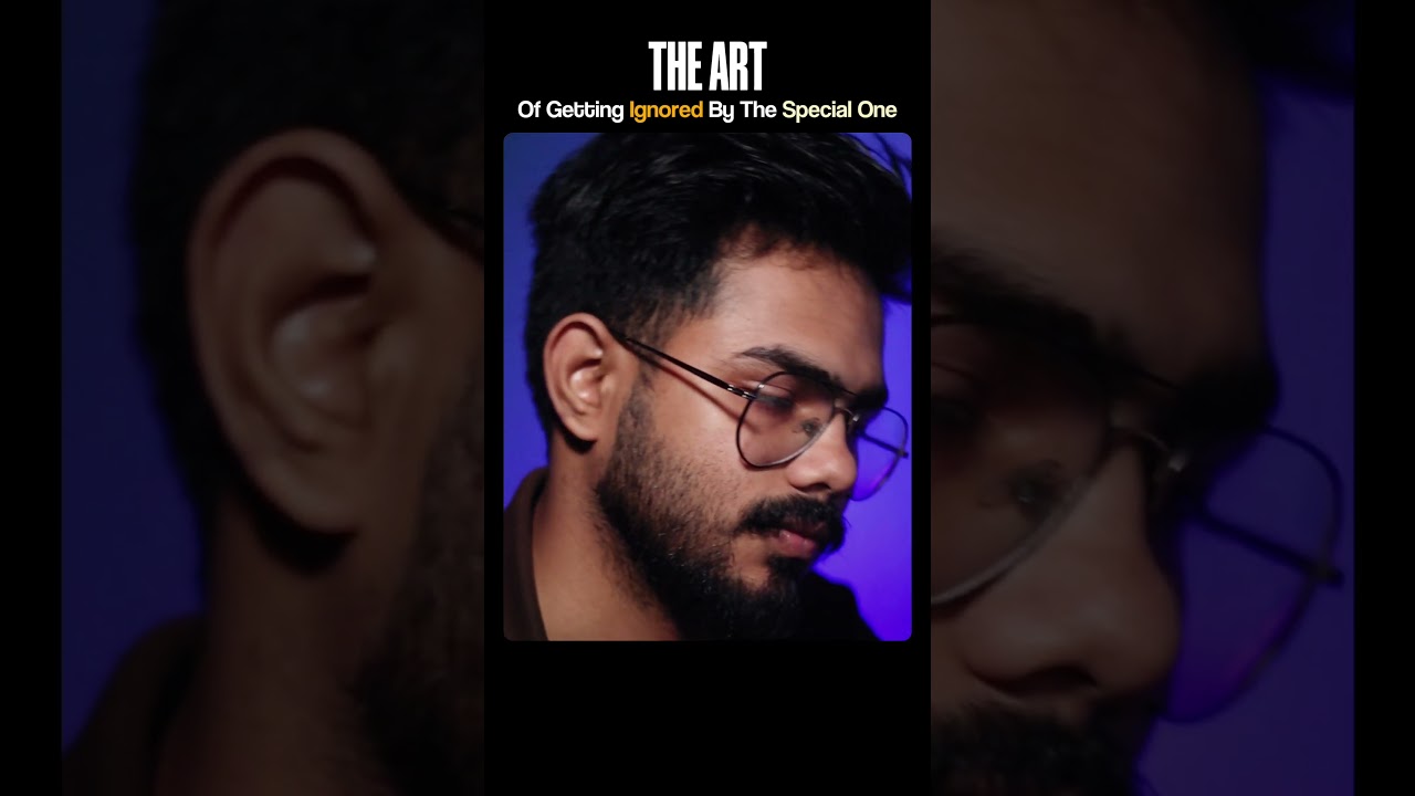 Art of getting ignored by loved once.  #heartbreak #ignore #anuragdobal #men #love