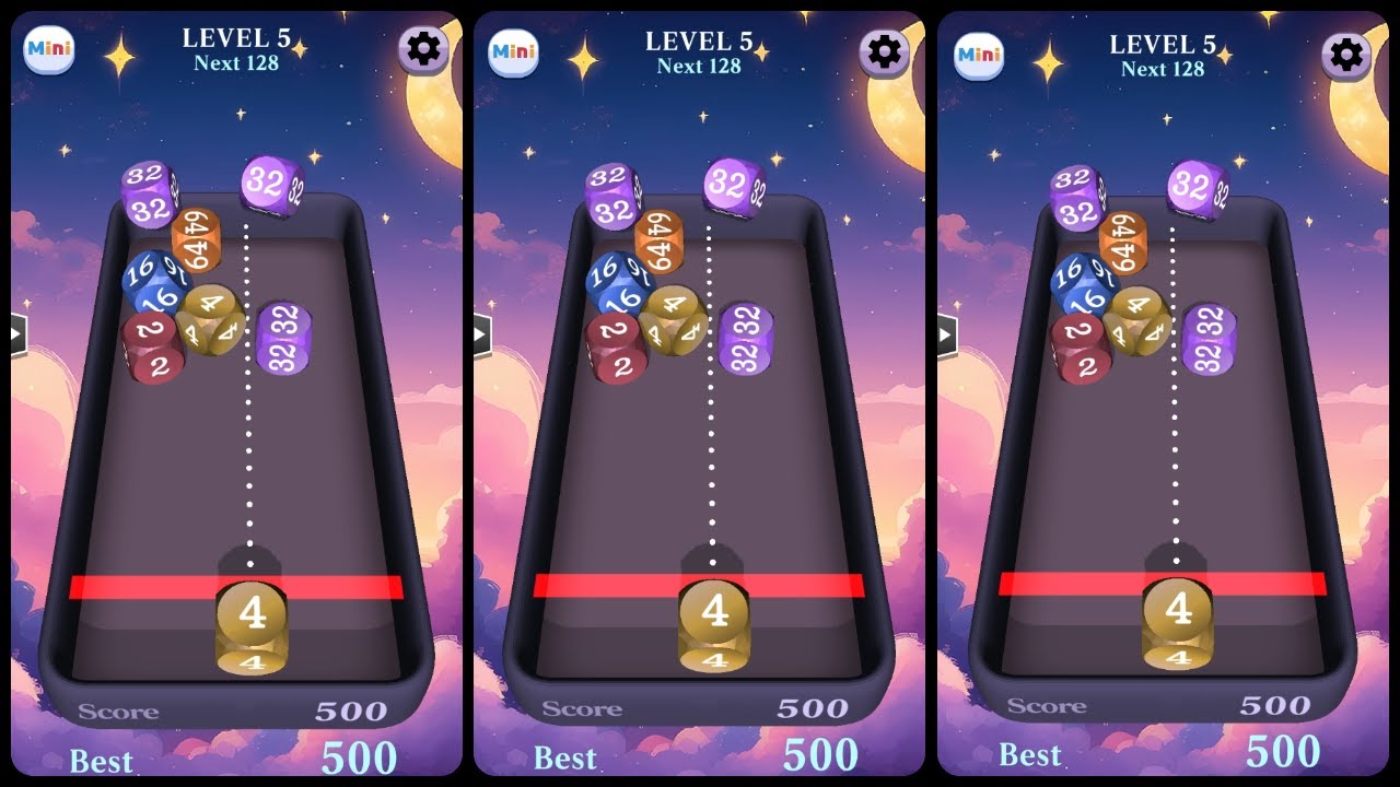 Merge Shot 2048 3D Gameplay Android