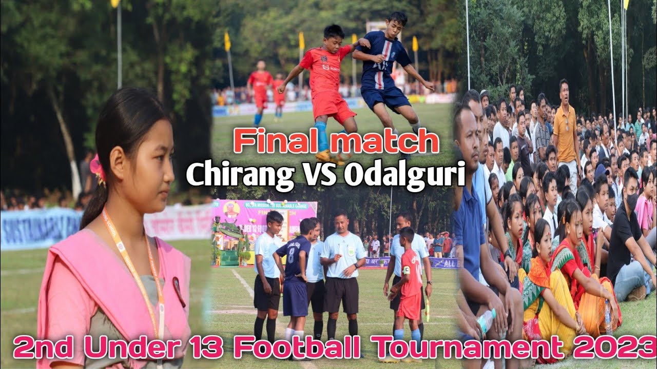 Final match _Chirang  VS ODALGURI / 2nd Under 13 Football Tournament at Thaikajhora Chirang 2023