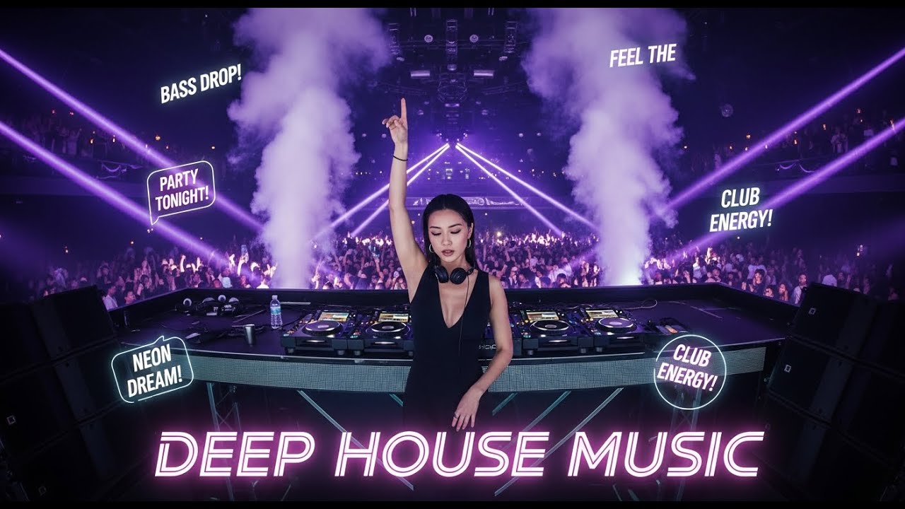 Deep House Music with Elegant Night Vibes 🪩 Smooth Groove and Style