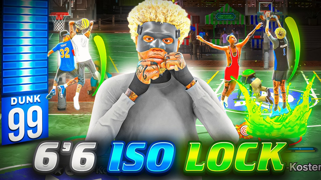 This 99 DUNK + 99 PERIMETER 6'6 ISO LOCK IS INSANE! BEST ISO BUILD IN NBA 2k26!