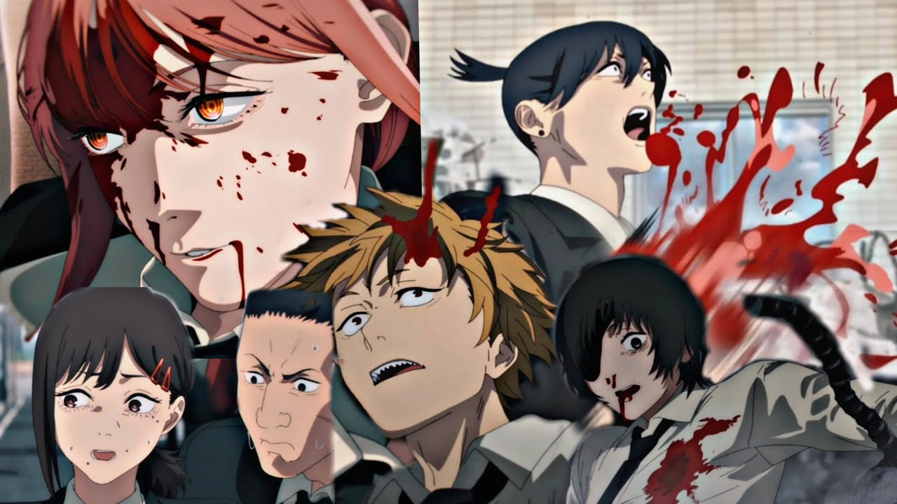 Everyone getting killed Makima Death Denji Aki Himeno Kobeni sad scene - Chainsaw Man