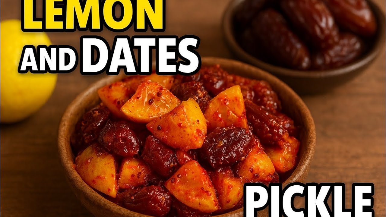  നാരങ്ങയും ഈന്തപ്പഴവും അച്ചാർ I Lemon and Dates Pickle | 