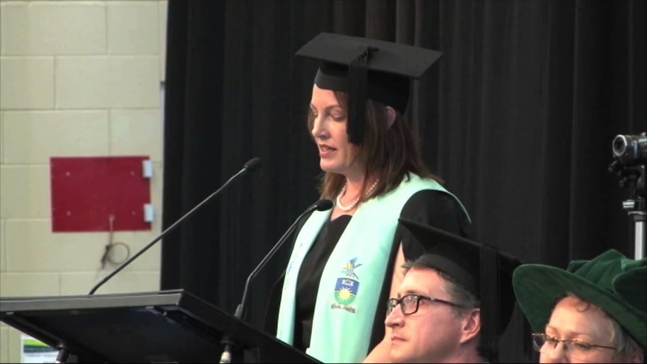 Student response at Graduation