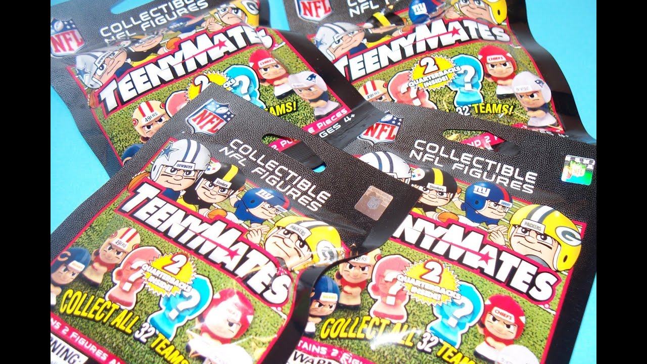NFL TEENYMATES SERIES 1 BLIND BAG MINI FIGURE OPENING