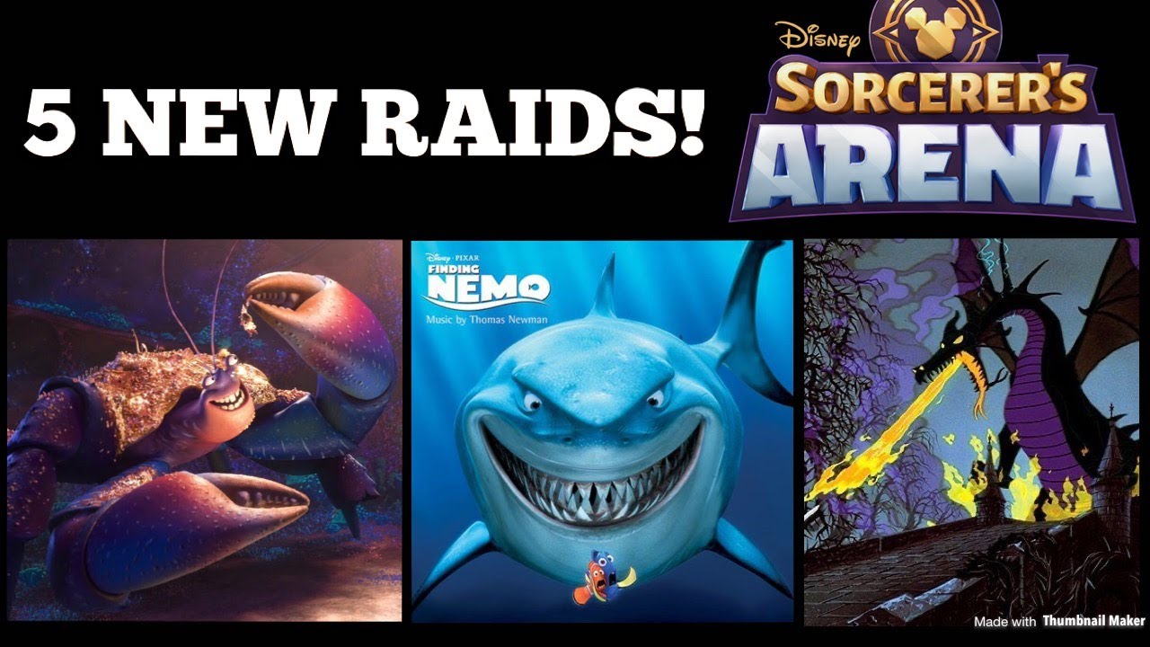 5 New Raids in Disney Sorcerer's Arena!