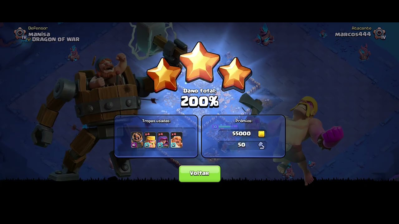 Acompanha eu jogando Clash of Clans partida 37