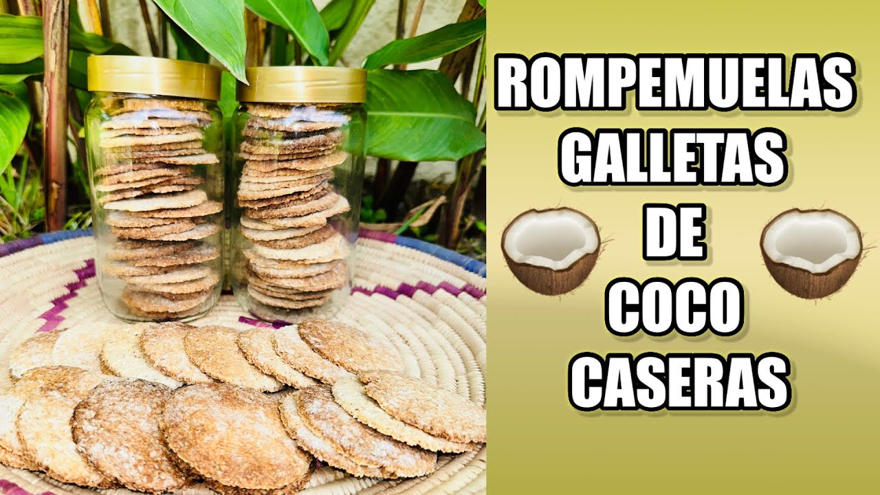 ROMPEMUELAS : GALLETAS DE COCO 🥥😋, 100/100  Guinea Ecuatorial 🇬🇶☺️.
